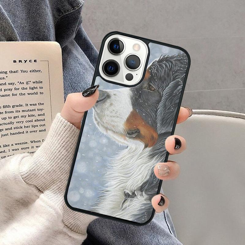 Чехол для телефона с изображением Бернского зенненхунда для iPhone 17 Air 16 16e 15 Plus для Apple 13 11 12 14 Pro Max Чехол-бампер