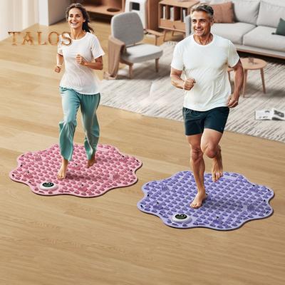 Массажный коврик для ног с таймером, снятие боли в ногах, расслабление мышц, рефлексотерапия стоп, противоскользящий портативный акупрессурный коврик, портативный хождение по камням