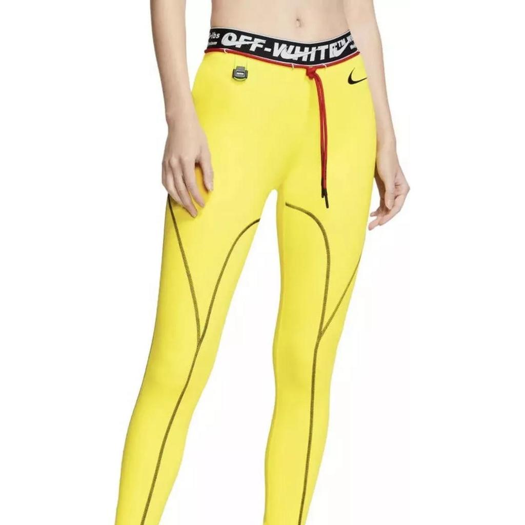 Nike Женские колготки X Off White Pro 'Opti Yellow' CN5574-731