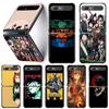 Чехол для телефона My Hero Academy для Samsung Galaxy Z Flip3 5g, чехол для Samsung Z Flip Capa, черный твердый корпус, Fundas