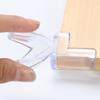 Защитные уголки безопасности Прозрачные пластиковые угловые ограждения стола для детей 4 шт.