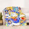 1pc, Donald Duck & Friends Blanket Soft Throw for Room Decor, Perfect Gift, Living Room, Travel, Camping