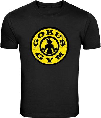 Тренировочная футболка Goku's Gym для мужчин и унисекс, черная