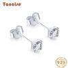 Танциз стерлингового серебра 925 пробы циркон серьги серьги-капли для женщин подарки на свадьбу