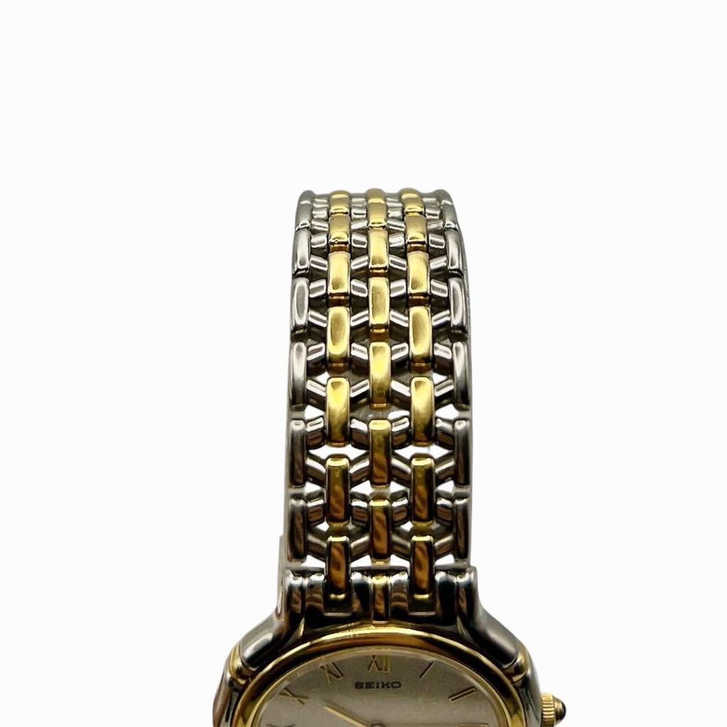 [USED] SEIKO Exceline Silver and Gold Women's Watch 7308
