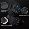 HUACHENG Motorcycle Gloves, Smartphone Compatible, Airsoft Gloves, Tactical Gloves, Shockproof, Durable, Easy to Put On and Take Off, All-Season Survi