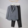 Men's Slim Fit Light Mature Jacket - High-End Casual Business Formal Suit, Plus Size, Groomsmen Style