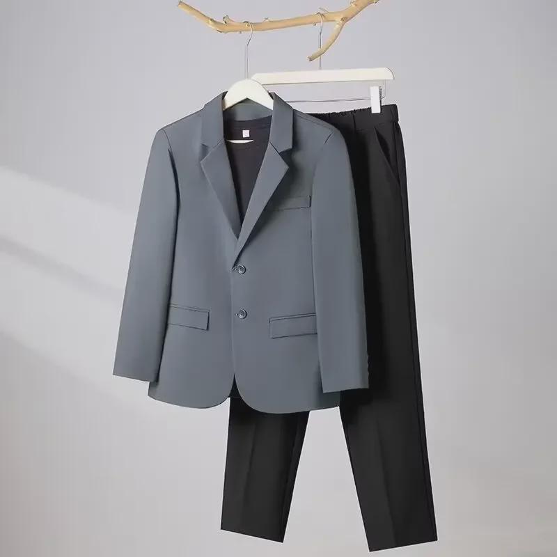 Men's Slim Fit Light Mature Jacket - High-End Casual Business Formal Suit, Plus Size, Groomsmen Style