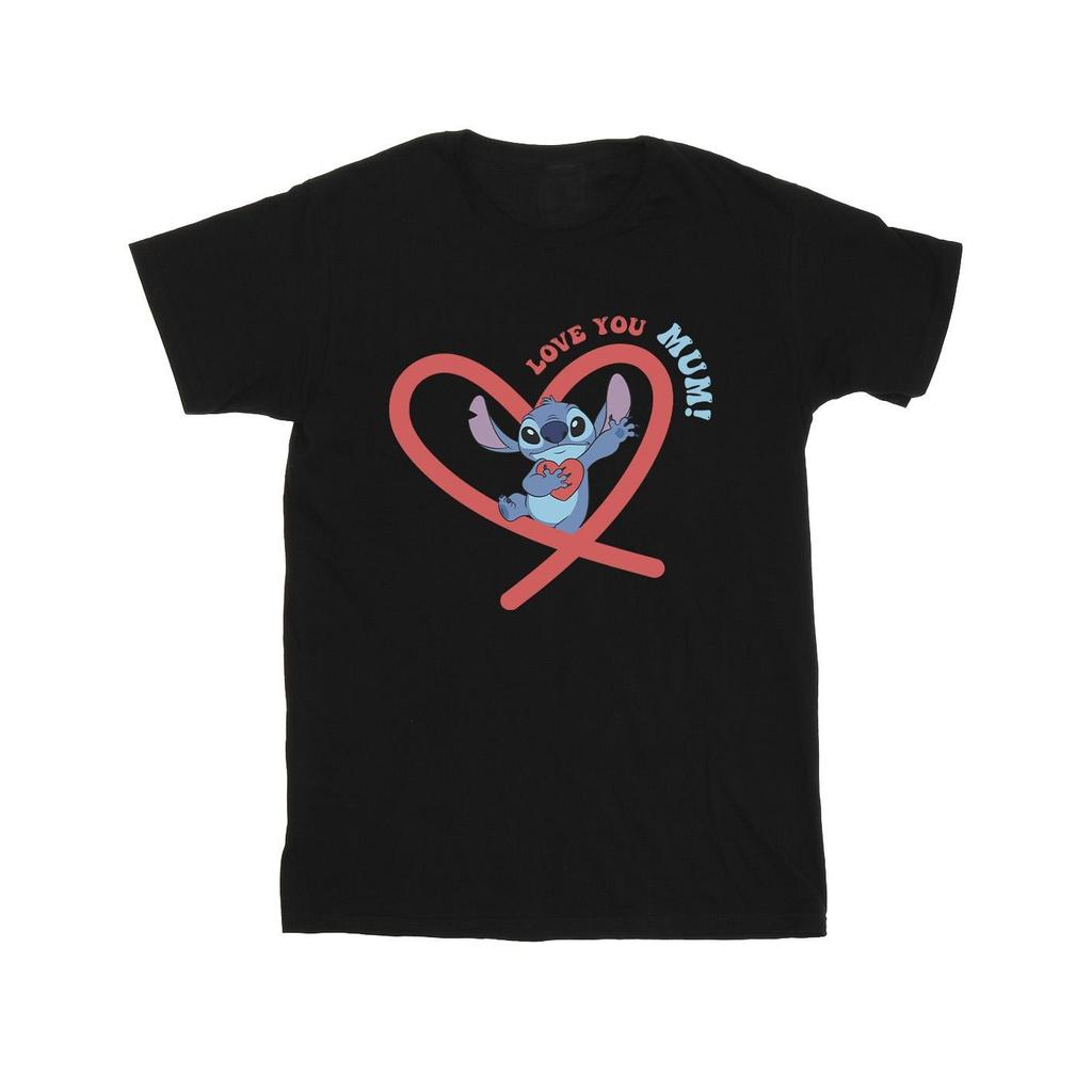 Disney Boys Lilo & Stitch Love You Mum T-Shirt
