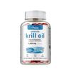 Antarctic krill oil soft capsules, 1000mg, containing Omega-3, EPA, DHA, phospholipids, and astaxanthin; suitable for both men and women.