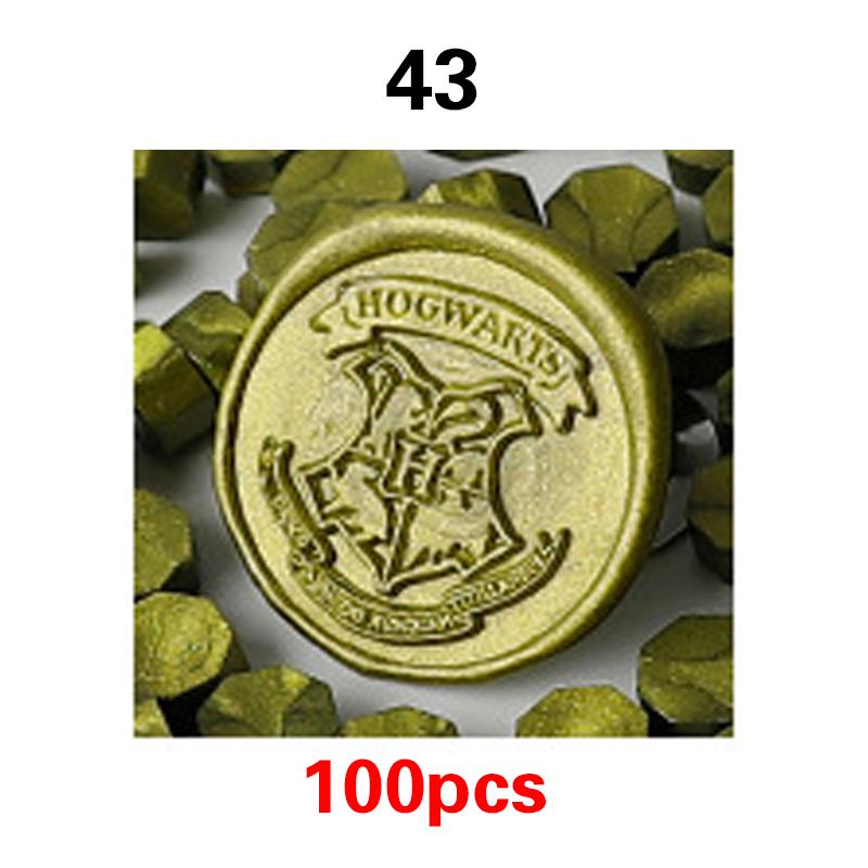 100PCS51Colors Wax Bean Envelope Invitation Letter Stamp Sealing Wax Special Mud Sealing Wax