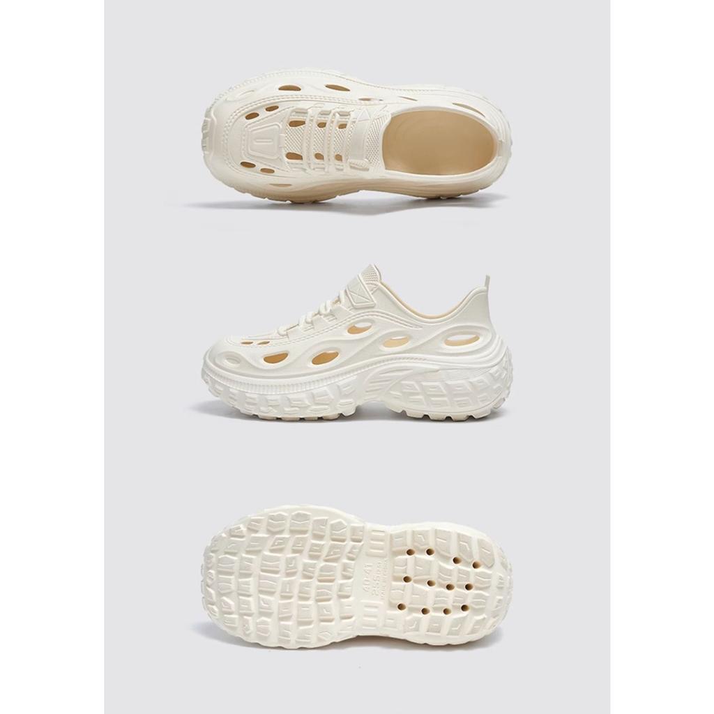 Тапочки для занятий спортом на открытом воздухе с ощущением какашки, мужская летняя водонепроницаемая нескользящая мягкая подошва с дышащей сумкой и перфорированной обувью из ЭВА