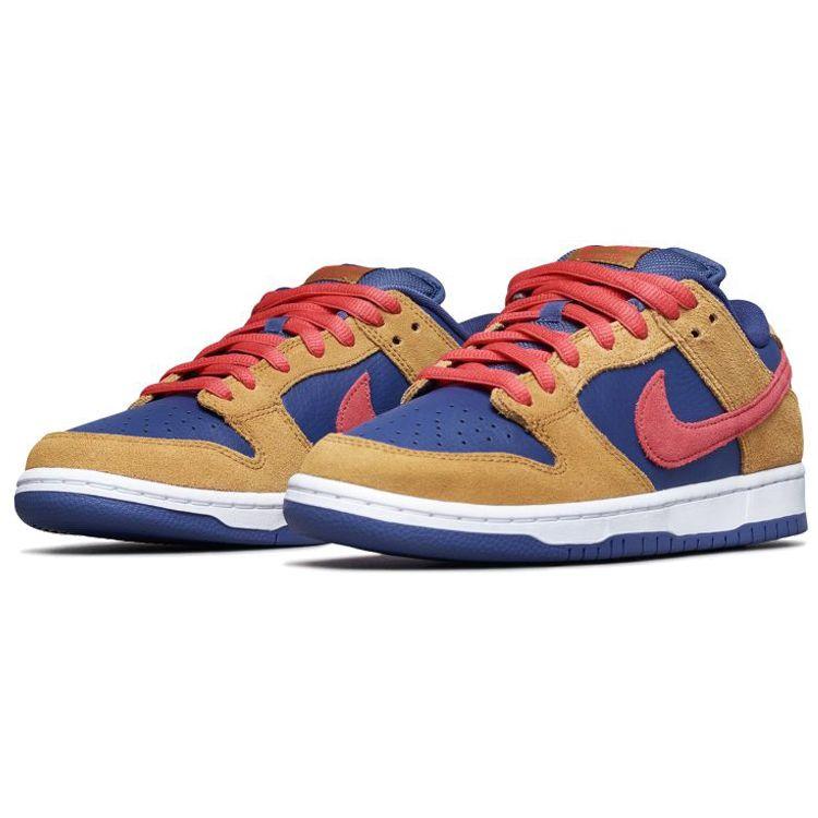 Nike Кроссовки унисекс Dunk Low SB Reverse Papa Bear Tan Wheat Light-Fusion-Red BQ6817-700