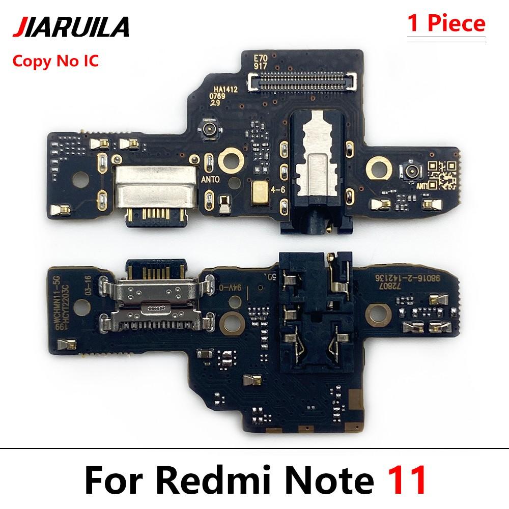 Шлейф USB-разъема для зарядки для Xiaomi Redmi Note 1 1A 6 7 8 9 Pro 8T 9S 11 Pro, плата зарядки с модулем микрофона