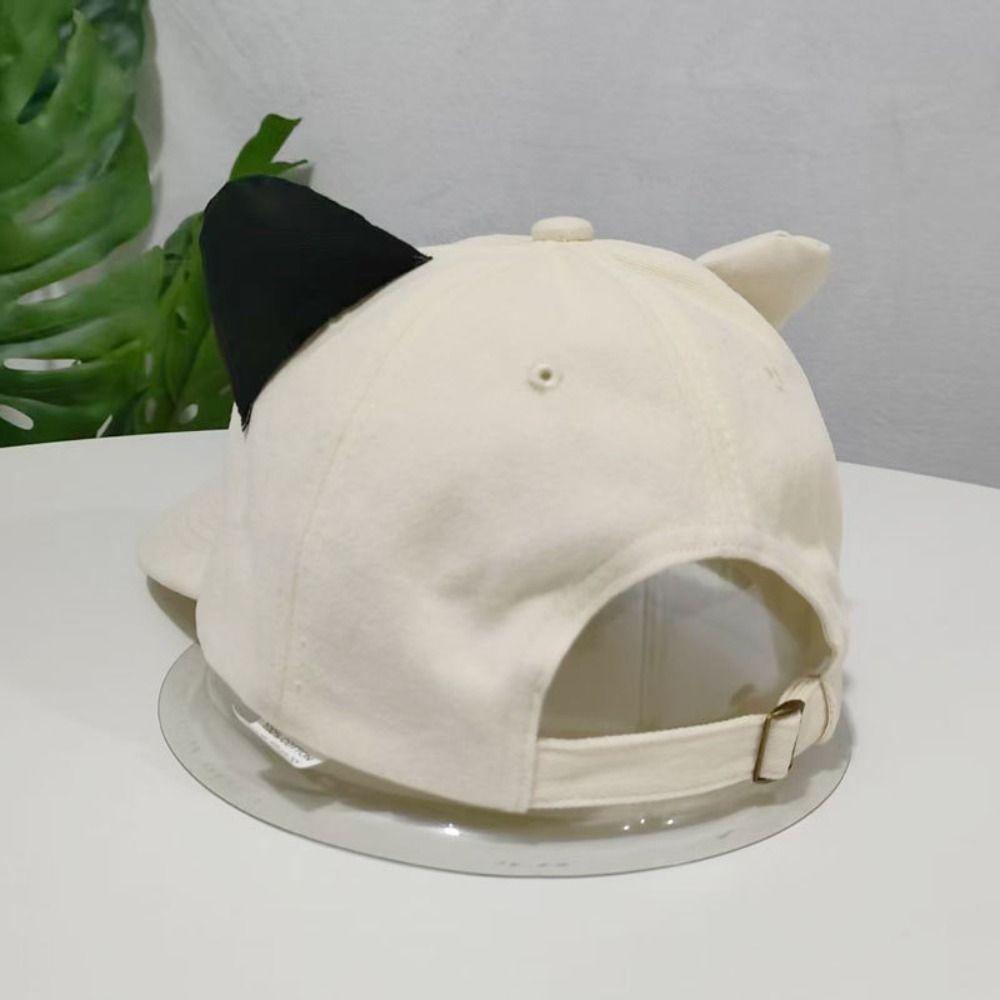 UV Protection Baseball Cap Cat Ears Duckbill Cap Fashion Sun Hat Women Spring Summer