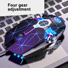A7 2.4G Wireless Portable Rechargeable Mute Backlit Gaming Mouse for Laptops