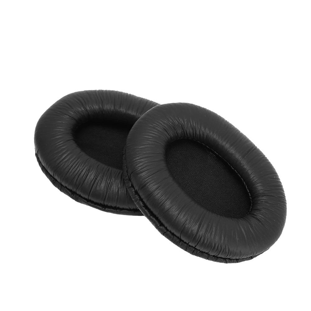 2PCS Crinkled Leather Replacement Ear Pads Ear Covers for MDR NC60 MDR D333 DR BT50 Headphone Repair