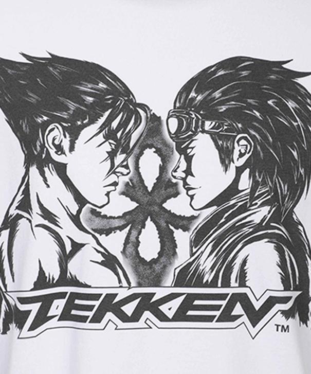 SURGERY X Tekken Джин против Хоаранга Футболка Тип 2 Белая