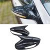 Carbon Fiber Look ABS Side Rearview Mirror Cover Trim For Hyundai Sonata 2011-2014 Auto Accessories