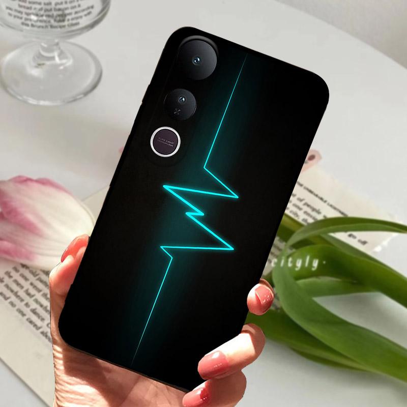 For Vivo V50 Lite Case V2441 Soft TPU Shockproof Silicone Bumper For Vivo V50 Lite 5G Protective Cover Shell Coque Fundas