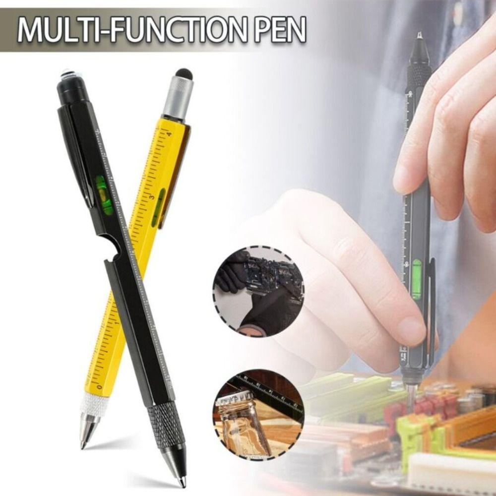 Ruler Multi-Function Pen 8 in 1 Ballpoint Pen Gadget New Multitool Pen