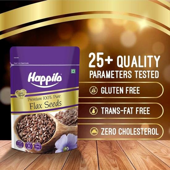 Carbamide Forte Happilo Премиальные сырые семена льна 250 г