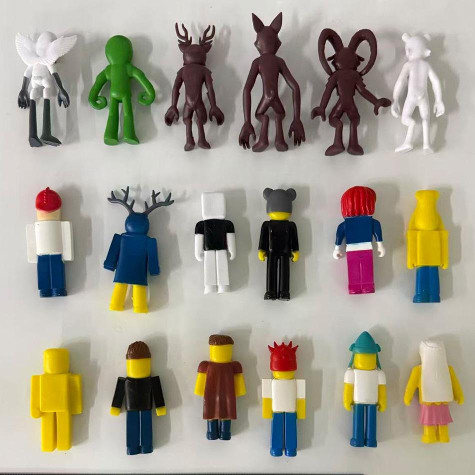 6-18 шт. 99 Ночей в Лесу Фигурка Действия Олень Сова Коза Фигурка Настольное Украшение Модель Орнаменты Подарки на день рождения для фанатов