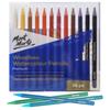 Mont Marte Premium Акварельные 24 7мм Лаковые BPN0002 Карандаши, Цвета, Бесдеревянные, Грифель, Покрытие, [Оригинал]