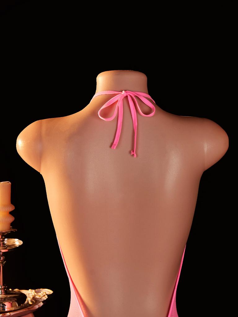 Сексуальное платье для взрослых женщин, порно, одежда, эротическое белье без промежности, прозрачное, с глубоким V-вырезом, экзотическое, с открытыми ягодицами, бэбидоллы