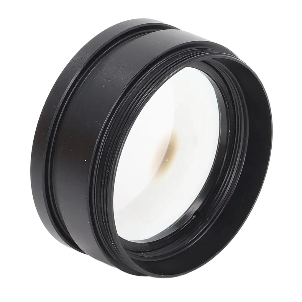 Auxiliary Objective Lens Standard Design Easy Installation 2X Magnification Aluminium Alloy Microscope Lens for Replacement