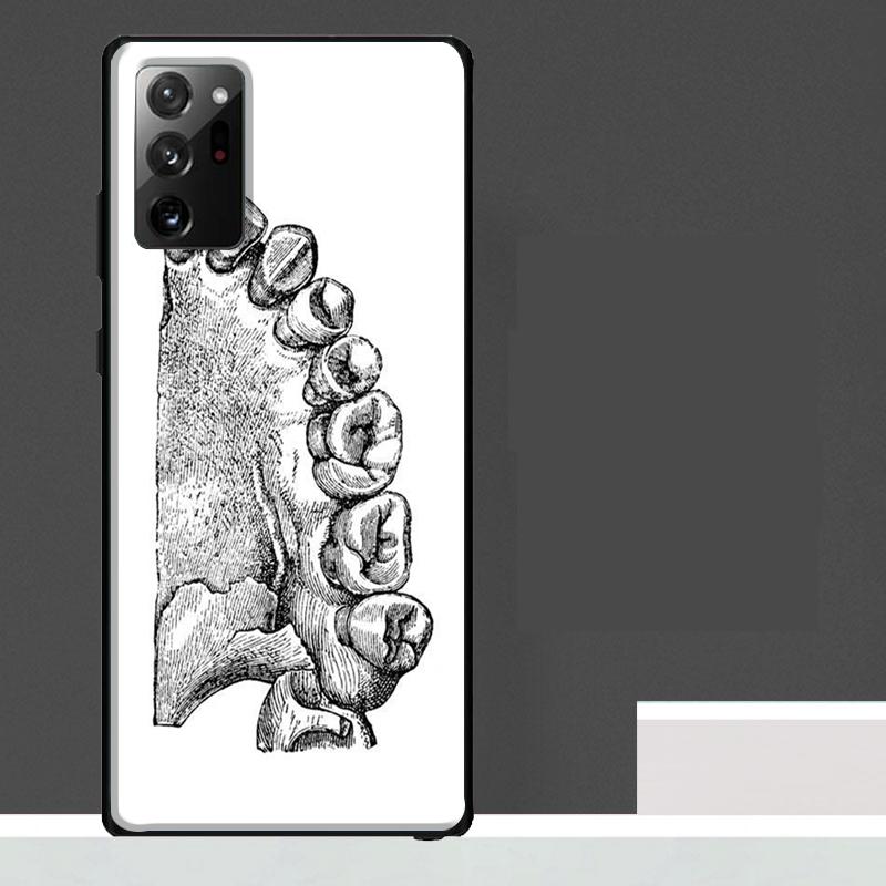 Чехол с рисунком зубов для стоматолога для Samsung Galaxy S23 S24 S25 Ultra S9 S10 S20 S21 S22 Plus S23 FE S25 FE Чехол для телефона