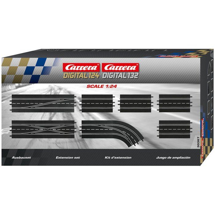 Accessoires de circuit électrique - CARRERA Digital 132 - Pack d'extension de circuit - Dès 8 ans