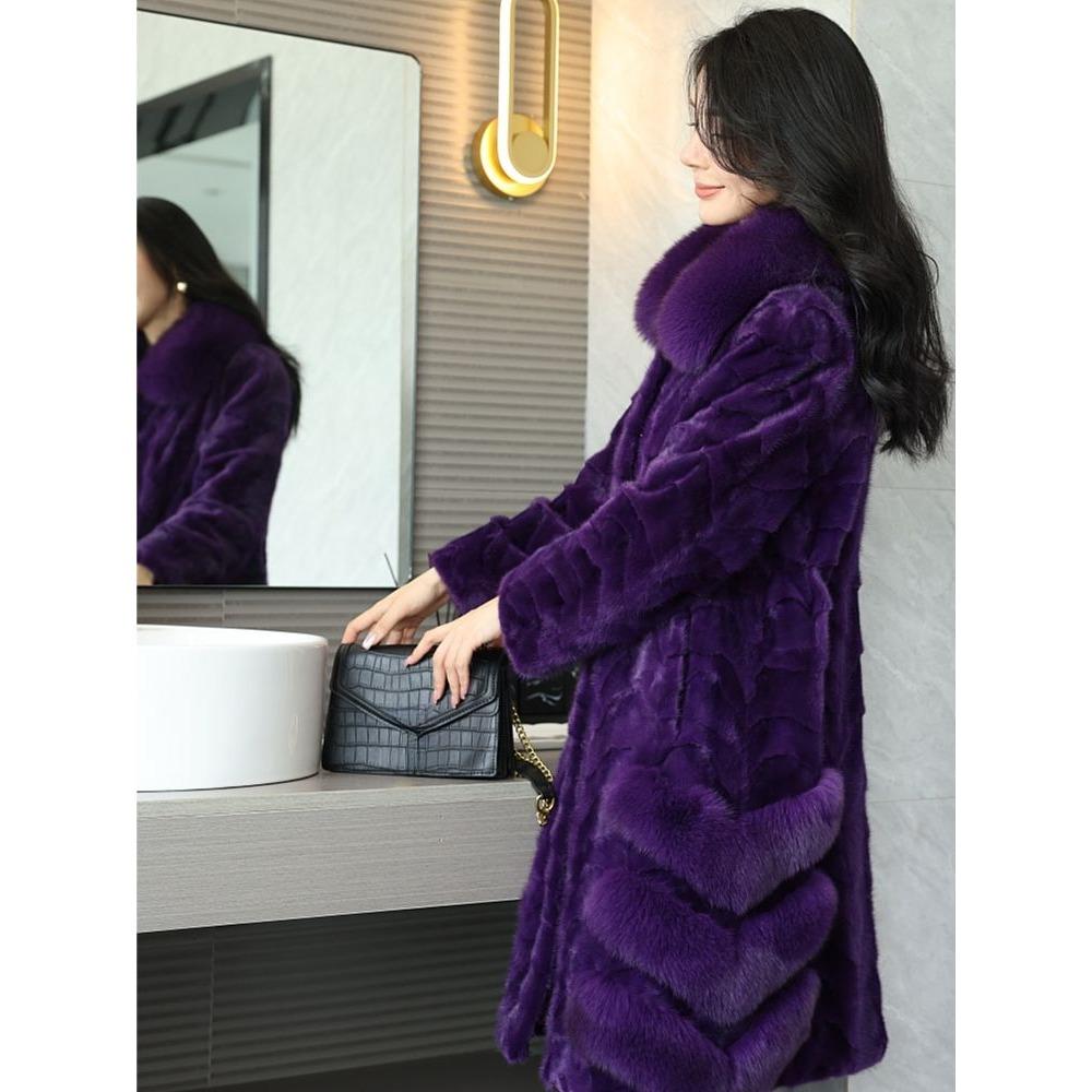 Женская шуба Стильная и высококлассная норковая шуба для женщин Настоящая норковая шуба Подарок маме и жене