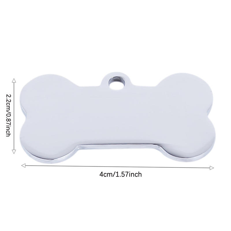 Удостоверение личности Металлическая косточка для питомца Форма собачьей карточки Бирка с именем Товары для питомцев Удобные товары для собак и кошек Товары для питомцев