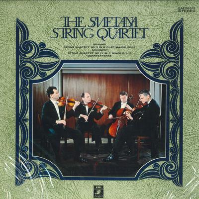 LP Запись SMETANA STRING QUARTET - Брамс: Струнный квартет Нет. 3 / Schu EAA80015PROMO ANGEL Япония Классический Б/У