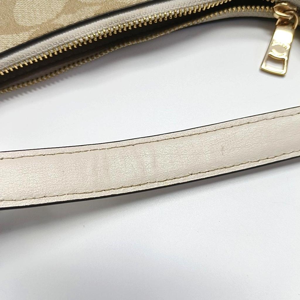 [Б/У] Сумка через плечо полумесяц Payton 21 Classic Monogram на молнии из ПВХ-кожи - Отличное состояние #DDBKMQ