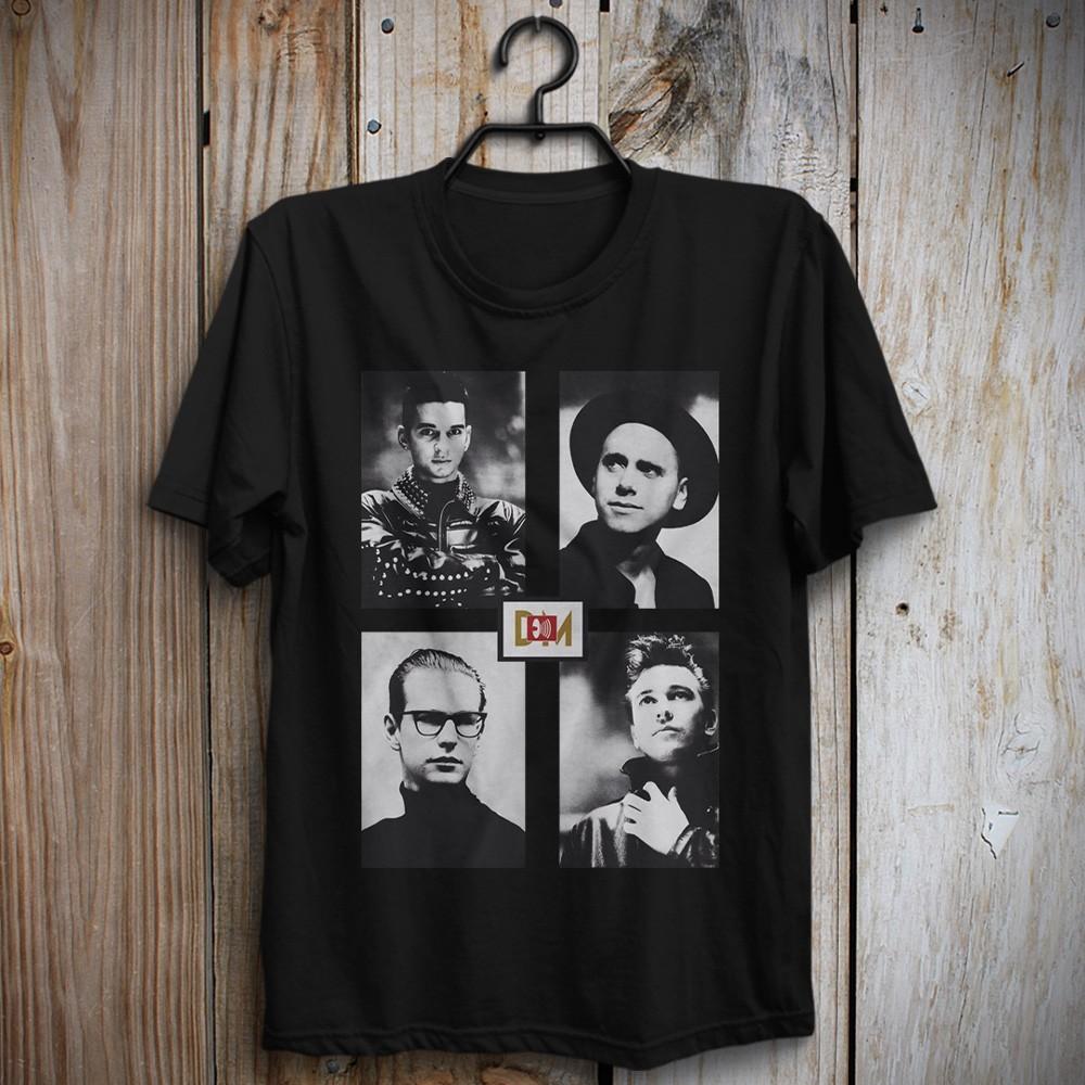 Дэйв Гаан Мартин Гор Энди Флетчер Ретро Футболка Depeche Mode 101 Speak & Spell Унисекс Футболка
