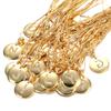 Gold Color 26 Initial Letter Necklace Alphabet Cubic Zircon Round Pendant Box Chain Choker Necklaces Jewelry for Women