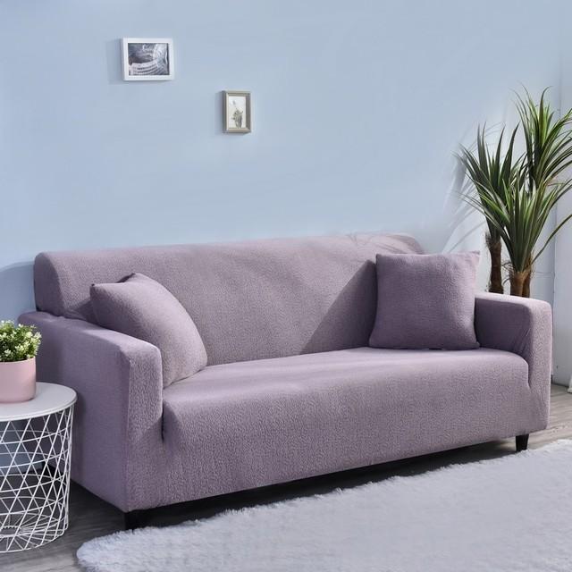 Водонепроницаемый чехол для дивана, эластичные однотонные чехлы для дивана для гостиной, L-образный угловой чехол для дивана, чехлы для кресел