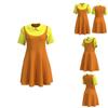 Деревянная кукла из Игры в кальмара Косплей-платье Для женщин Вечеринок Встреч И Выступлений