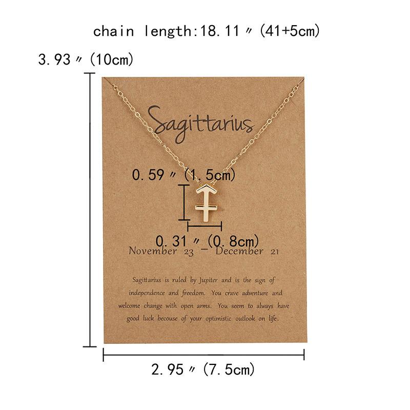 12 Созвездие Двухцветный Знак Зодиака Скорпион Ожерелье Подвеска Лев Подвески Ювелирные Изделия Подарки Ювелирные Изделия Колье Овен Рак