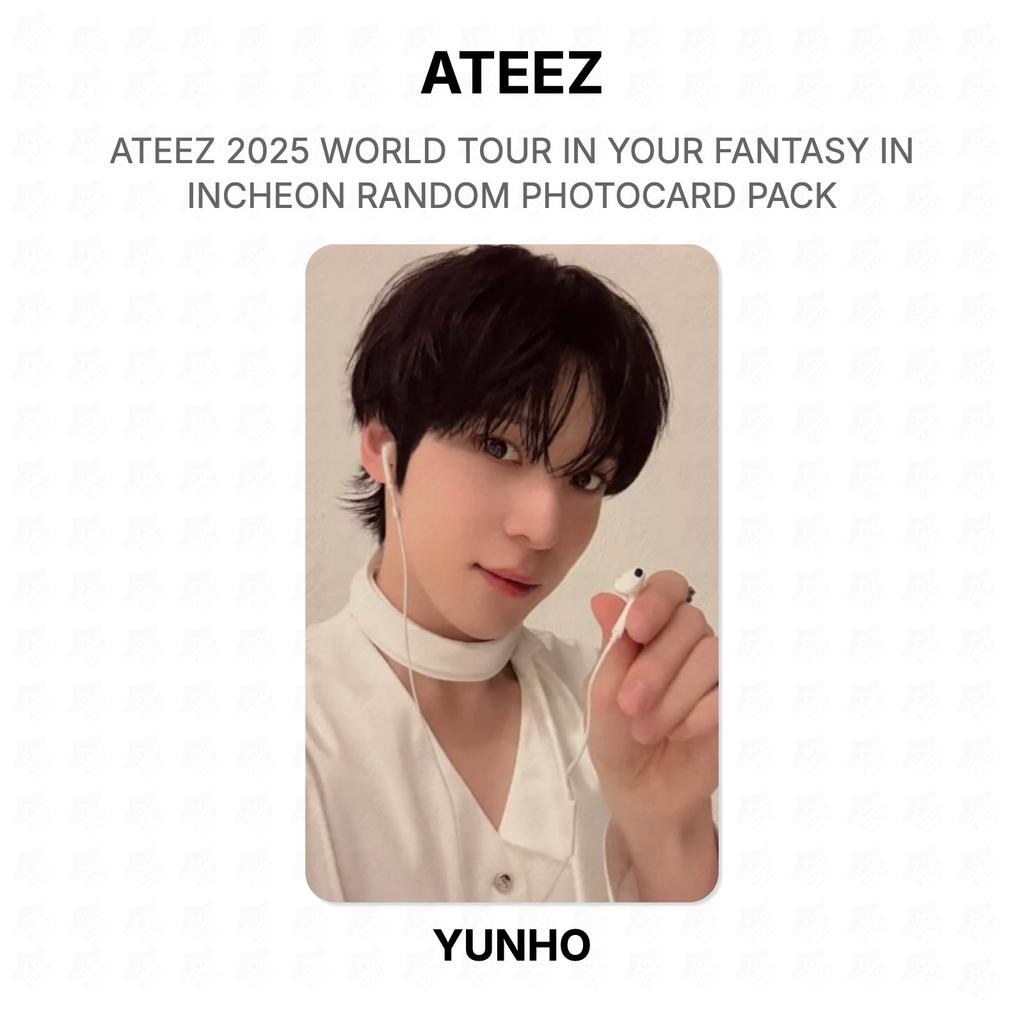 ATEEZ 2025 МИРОВОЙ ТУР В ВАШЕЙ ФАНТАЗИИ В ИНЧХОНЕ СЛУЧАЙНЫЙ ПАКЕТ ФОТОКАРТОЧЕК Официальная фотокарточка