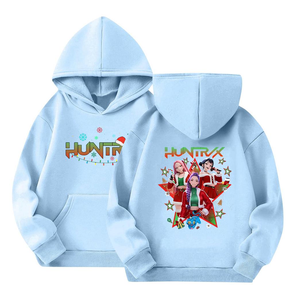 Kids' Long Sleeve Loose Pullover Letter Print Drawstring Hooded Sweatshirt