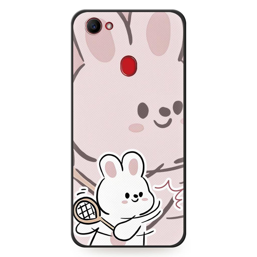 Силиконовый милый чехол для телефона для OPPO F7 Водонепроницаемый Модный дизайн Полная защита Защитный Парный Грязеотталкивающий Пыленепроницаемый ТПУ