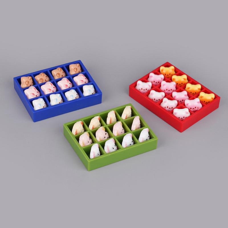 1/12 Кукольный домик Милый щенок котенок Пятиконечная звезда печенье с подносом Кукольный домик миниатюрная кухонная еда игрушка аксессуары для кукольного домика