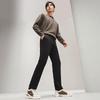 SEPTWOLVES Men's Autumn/Winter Knitted Brushed Straight Casual Pants