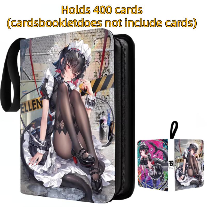 400pcs/900pcs Zenless Zone Zero Card Album Book Folder Anime Collections Zipper Cards Binder Holder Toy Gift