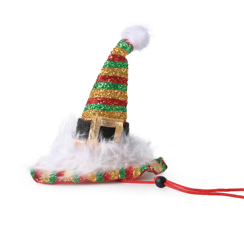 Adjustable Pet Christmas Hat Cute Pet Party Hat Pet Costume Accessory Festive Pet Hat Pet Outfit