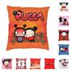 Pucca современная декоративная наволочка для дома, декоративная наволочка с персонажем мультфильма, двухсторонняя печать, уличная подушка, наволочки