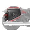 Motorcycle PU Leather Side Saddle Bags L+R Fit for Harley Sportster XL 883 1200 Chopper Cruiser Cafe Racer Softail Bobber